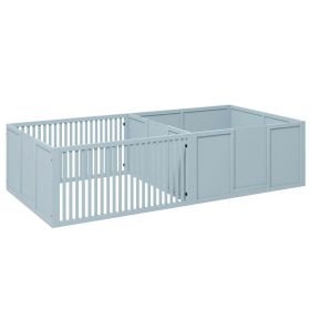 Whelping Box for Dogs, Dog Whelping Pen with Removable Doors, Puppy Playpen for Indoors, Puppy Supplies & Essentials, 81" x 39" x 20", Grey Whelping Box for Dogs, Dog Whelping Pen with Removable Doors, Puppy Playpen for Indoors, Puppy Supplies & Essentials, 81" x 39" x 20", Grey